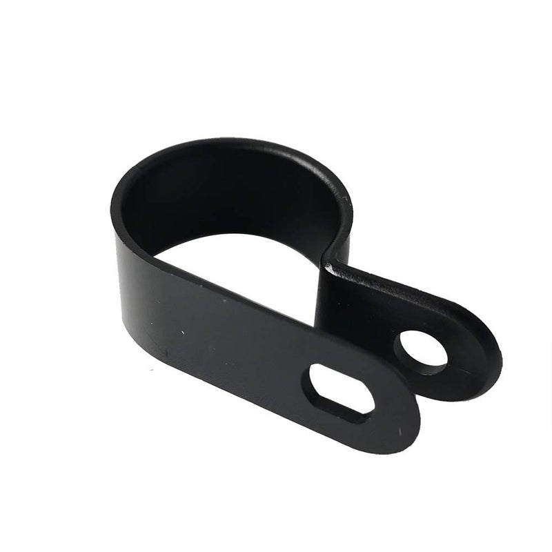 Alamic Cable Clamp 200 Pcs Black Nylon Screws Plastic R-Type Cable Clamp Clips Fasteners Assortment for Cable Conduit 6 Sizes 3/16" to 1" - Image 5